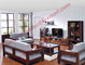 Solid Wood Sofa with Upholstery for Luxury Living Room Made in China