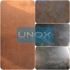 SUS316L Etched Colored Stainless Steel Sheets ,PVD Decoration Sheets 1250mm 1500mm Rose gold, Brown, Bronze, Black, Blue