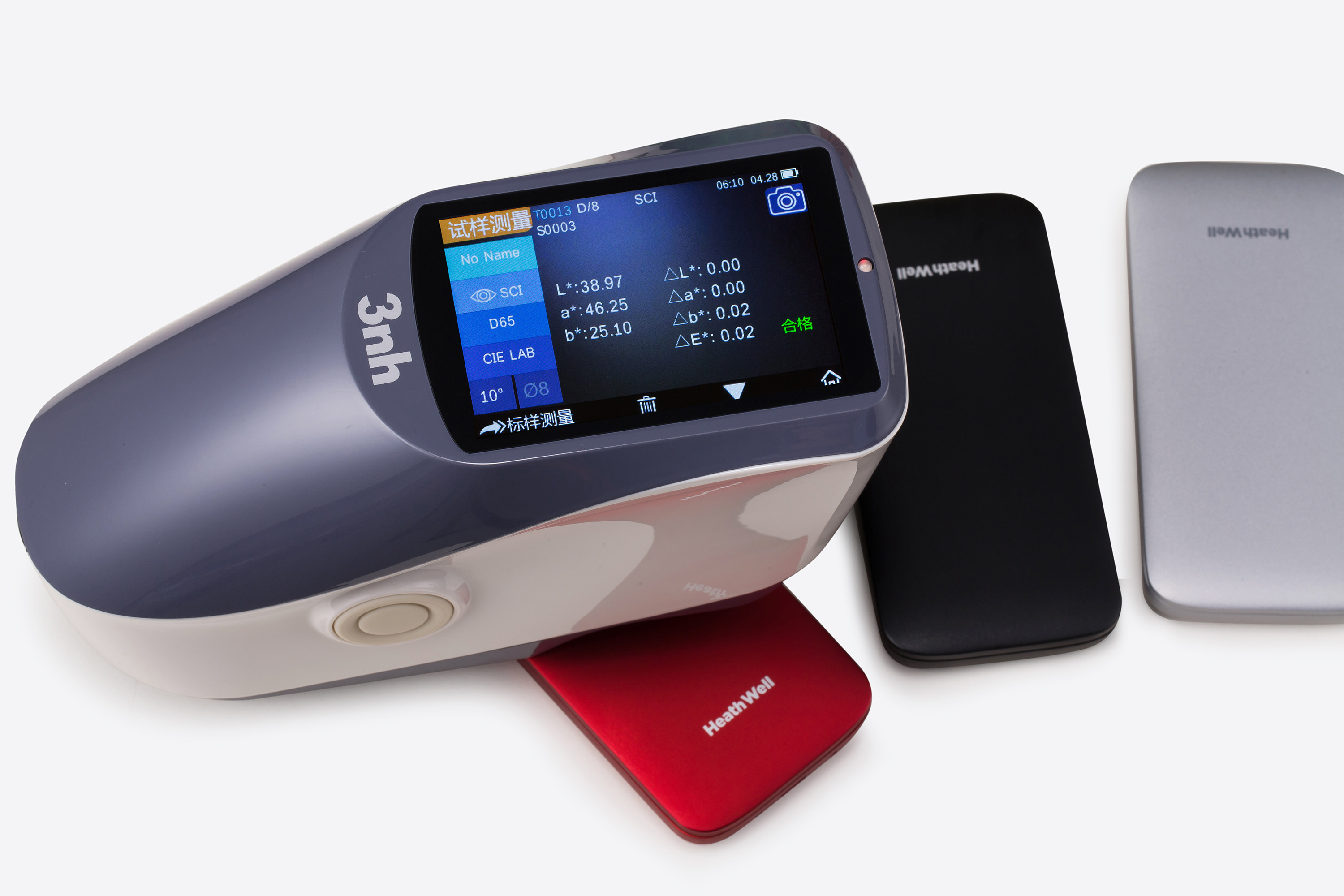 YS3060 d/8 SCI/SCE UV Hunter lab 400nm 700nm wavelength 8mm 4mm aperture color test spectrophotometer with bluetooth