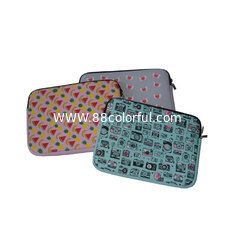 China Water-resistant Neoprene Notebook Computer Pocket Tablet Briefcase Carrying Bag. 3mm SBR Material. supplier