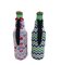 Sublimation Printing Neoprene Single Beer Bottle Cooler with zipper for Promotion Gift size is 19cm*6.3cm, SBR material. supplier