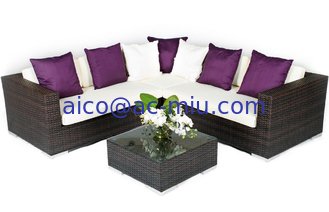 China new outdoor wicker rattan sofa set supplier