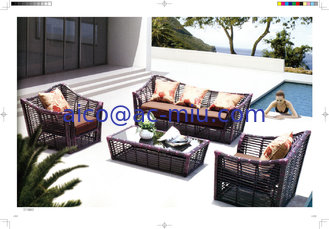 China new product five star rattan sofa conservatory Furniture resin Wicker Luxury sofa supplier
