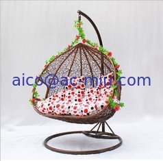 China wholesale egg chair double swing chair home furniture supplier