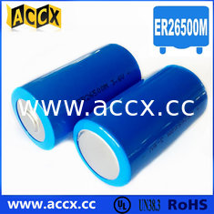 China ER26500M 3.6V 6500mAh high power type lisoci2 battery supplier