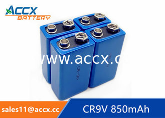 China fire detector battery CR9V 9V 850-1200mAh supplier