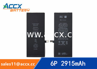China ACCX brand new high quality li-polymer internal mobile phone battery for IPhone 6Puls with high capacity of 2915mAh 3.8V supplier