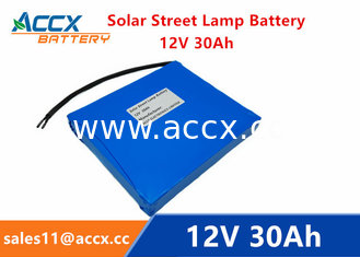 China 12V 30Ah Solar Street Lamp Battery Pack li-ion or LiFePO4 batteries supplier