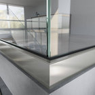 Rational Construction Frameless Glass Railing with Aluminum U Channel