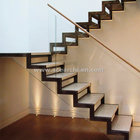 Modern Design Zig Zag Staircase Beam Double Stringer Straight Staircase