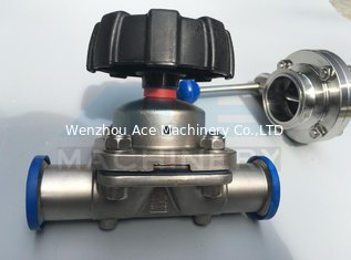 China Stainless Steel Three Way Sanitary Diaphragm Valve (ACE-GMF-C1) supplier