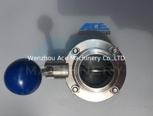 China Stainless Steel Manual Welded/Threaded Butterfly Valve (ACE-DF-4D) supplier