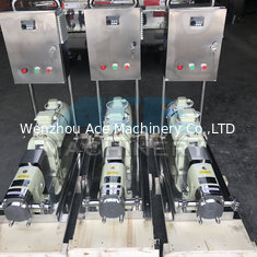China Sanitary Stainless Steel Heat Retaining Rotary Horizontal LobePump Rotary Lobe Pump for Washing Liquid supplier