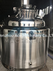 China 100-10000L Stainless Steel Steam Heating Chemical Reactor With Pump SS304 Two Motions Reactor Vessels With Platform supplier