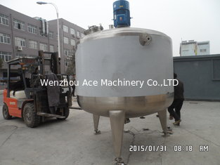 China Stainless Steel Sugar Melting Vat 500L 1000L Stainless Steel Ice Cream Aging Vat Maturating Vat supplier