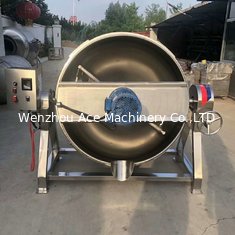 China Ss Electric Heating Jacketed Cooking Vat  Mixing Vat Mixer Stainless Steel Tank Tank Factory supplier