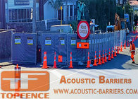 Temporary Highway Noise Barriers 40dB noise reduction Minimum 5 year life for residential supplier