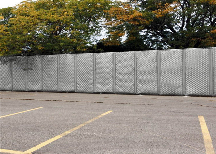 Mobile Noise Barriers 40dB noise reduction 48' x 144&quot; for construction fence panels customized the size supplier