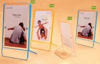 Decorative tabletop standing plexiglass magnet photo frame