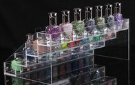 acrylic cosmetic display stands/transparent acrylic nail polish displays rack