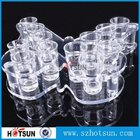 Acrylic Wine Glass Tray Holder/ acrylic shot glass tray,acrylic shot glass holder tray