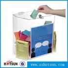 wholesale acrylic donation/ suggestion/ money box