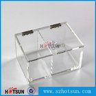 2016 newest clear/plexiglass customised acrylic small boxes with lid