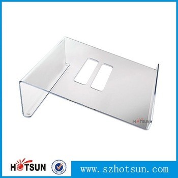 Acrylic Notebook Holder, Lucite Laptop Desk stand, Plexiglass Notebook Riser