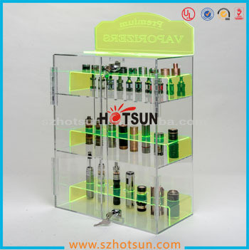 clear acrylic e-cigarette display stand /e-liquid display case / e liquid bottle display