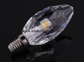 China 5W candle light bulb led spot Crystal Candle Light K5 crystal housing 220V E14 dimmable supplier