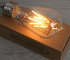 4W Edison ST64 glass global LED Filament Bulb Candle Light E27 Sapphire filament supplier