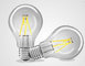 Edision COB lamp LED Filament Bulb Candle Light E27 E14 End Cap Glass cover supplier