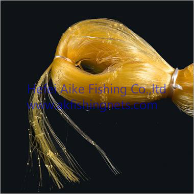 0.20mm*6ply nets,Nylon multi-mono fishing nets,germany material,shine yellow color,best strength and most soft