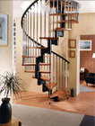 indoor modern design carbon steel stainless steel spiral stairs staircase