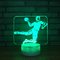 2018 Unique and innovative led table lamp, Acrylic 3D laser led lamp night light with special crackle base supplier