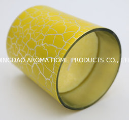 China Decorative customised cylindrical glass candle container with grapefruit fragrance supplier