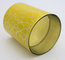 Decorative customised cylindrical glass candle container with grapefruit fragrance supplier