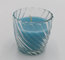 Environment-friendly Paraffin Wax frosted Aromatherapy Glass Candle supplier