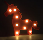 led unicorn motif light kids night light