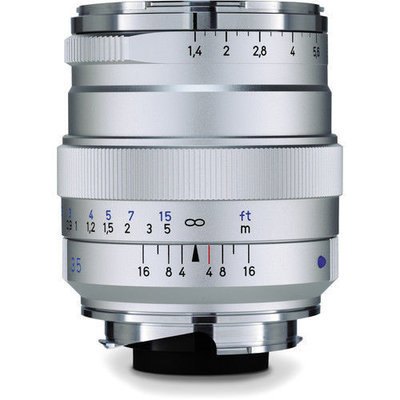 Carl ZEISS 35mm f1.4 DISTAGON T* ZM Lens SILVER Leica M Mount COSINA JAPAN