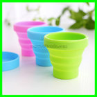Soft compressible and exquisite silicone sports cup for outdoor travel