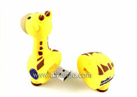 Cute 3d animal series giraffe shape USB flash drive custom for zoo promotional gifts