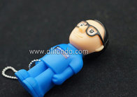 Film characters shape 3d figures pvc USB flash drive custom and supply