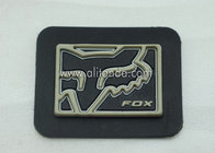 Free sample custom soft pvc rubber embossed badge for military cloth