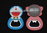 Doraemon Hello Kitty cartoon figure shape bottle opener custom for animation company promotional gifts