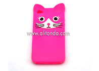 Cute silicone animal cartoon phone case supply promotional silicone girls phone cover custom