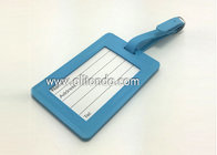 Blank pvc luggage tags custom logo image words numbers can be added