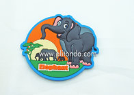 Oval shape cat cock elephant monkey island imgage design fridge magnets custom cartoon cute promotional fridge magnets