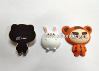 Very cute little cartoon animal 3d design fridge magnets custom children lovely fridge magnets for promotion
