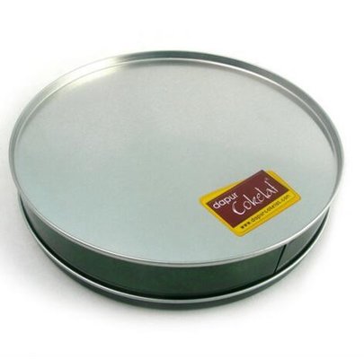 China Wholesale Round Christmas Tin Box with Flat Lid supplier